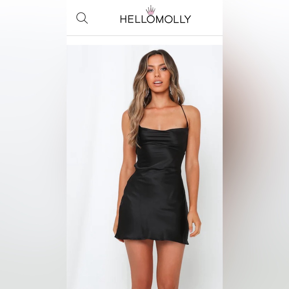 Hello Molly Closer to Home Black Dress Mini XS
